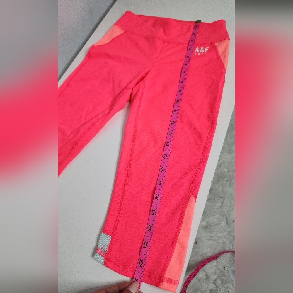 🔥Abercrombie & Fitch🔥 Pink Leggings Stretchy Athletic Wear XS - Picture 5 of 5